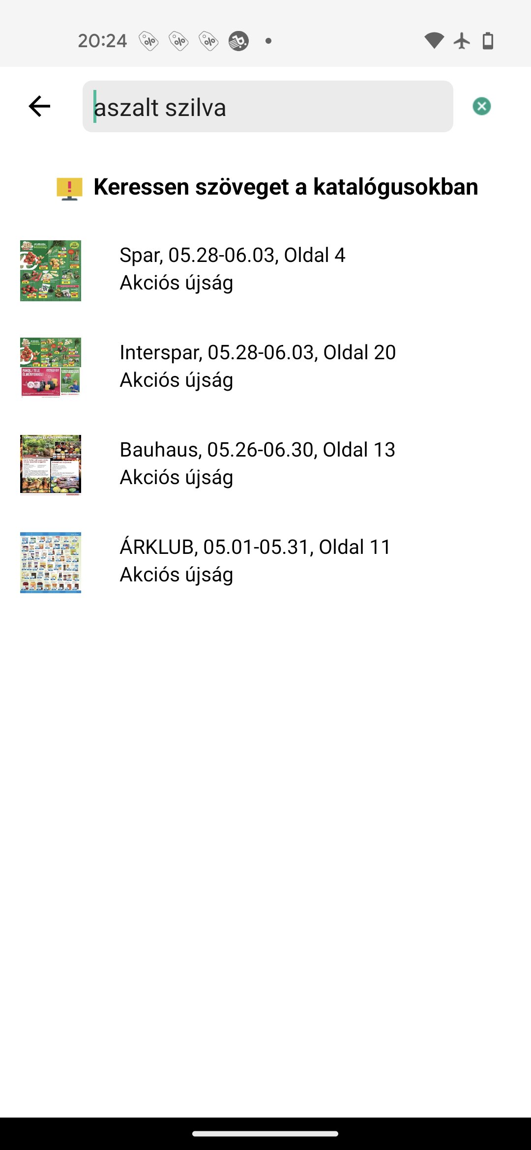 Keresési találatok a katalógusokban